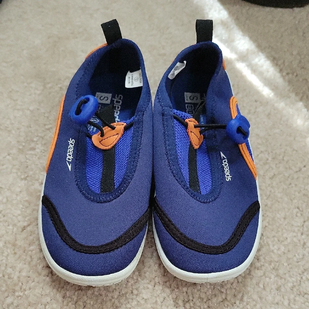 FREE W ANY PURCHASE!Speedo Kids Navy and Orange Water Shoes